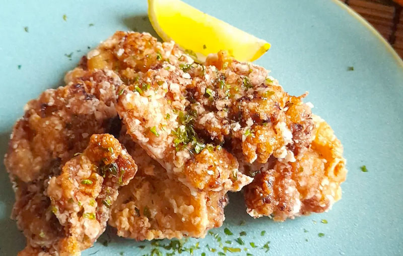 Japanese miso fried chicken karaage